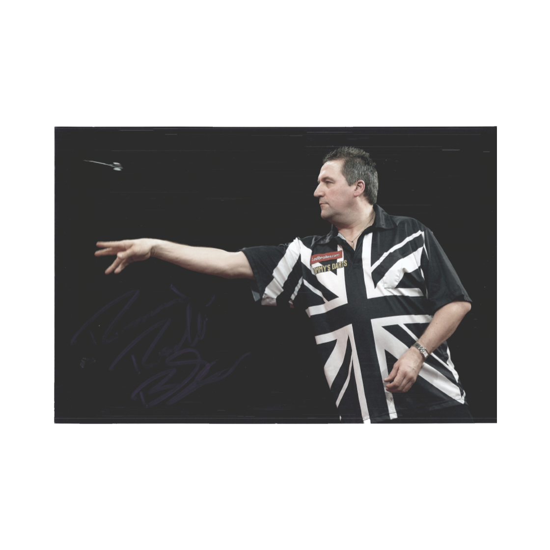Ronnie Baxter Signed 12x8 Image