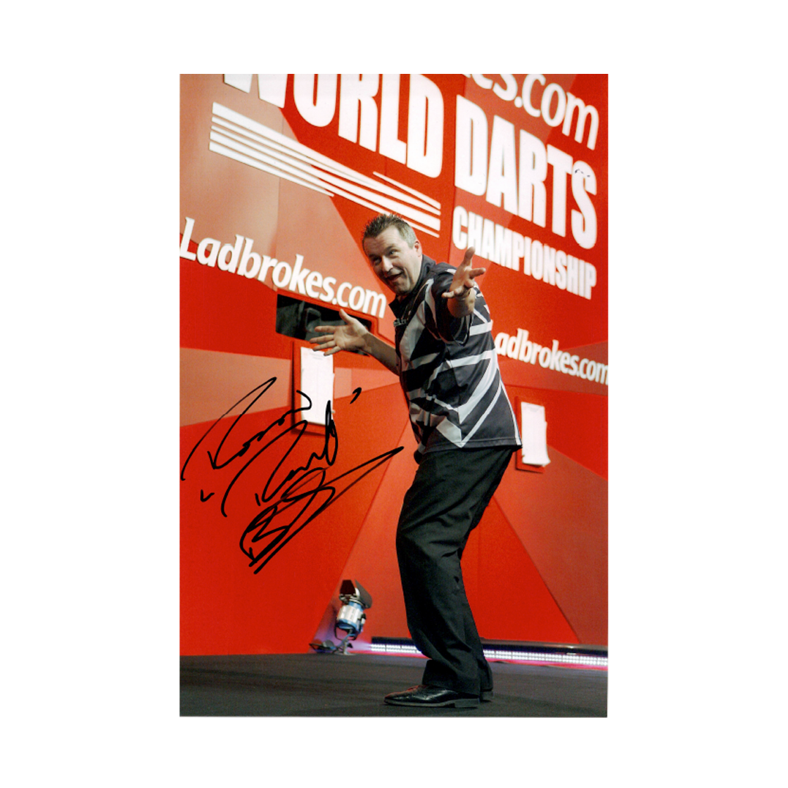 Ronnie Baxter Signed 12x8 Image