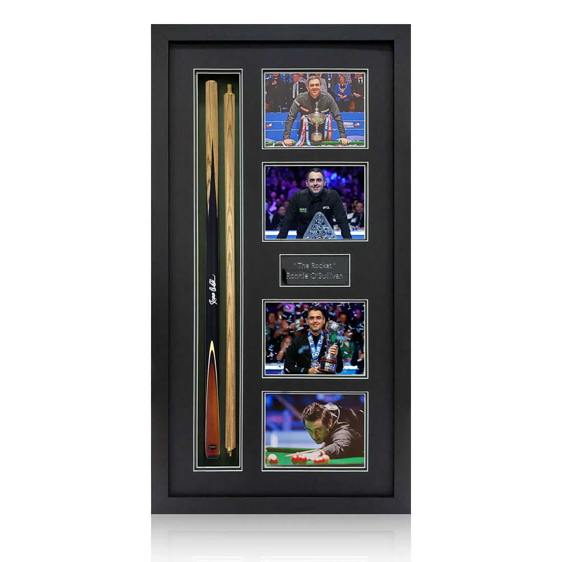 Ronnie O’Sullivan Signed Cue Iconic Frame