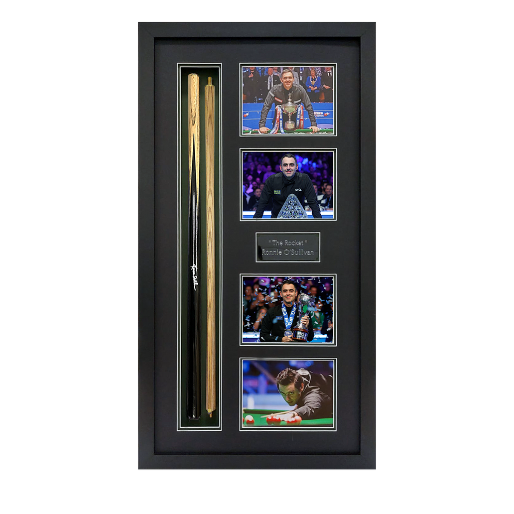 Ronnie O’Sullivan Signed Cue Iconic Frame
