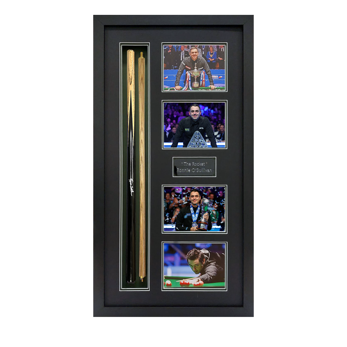Ronnie O’Sullivan Signed Cue Iconic Frame