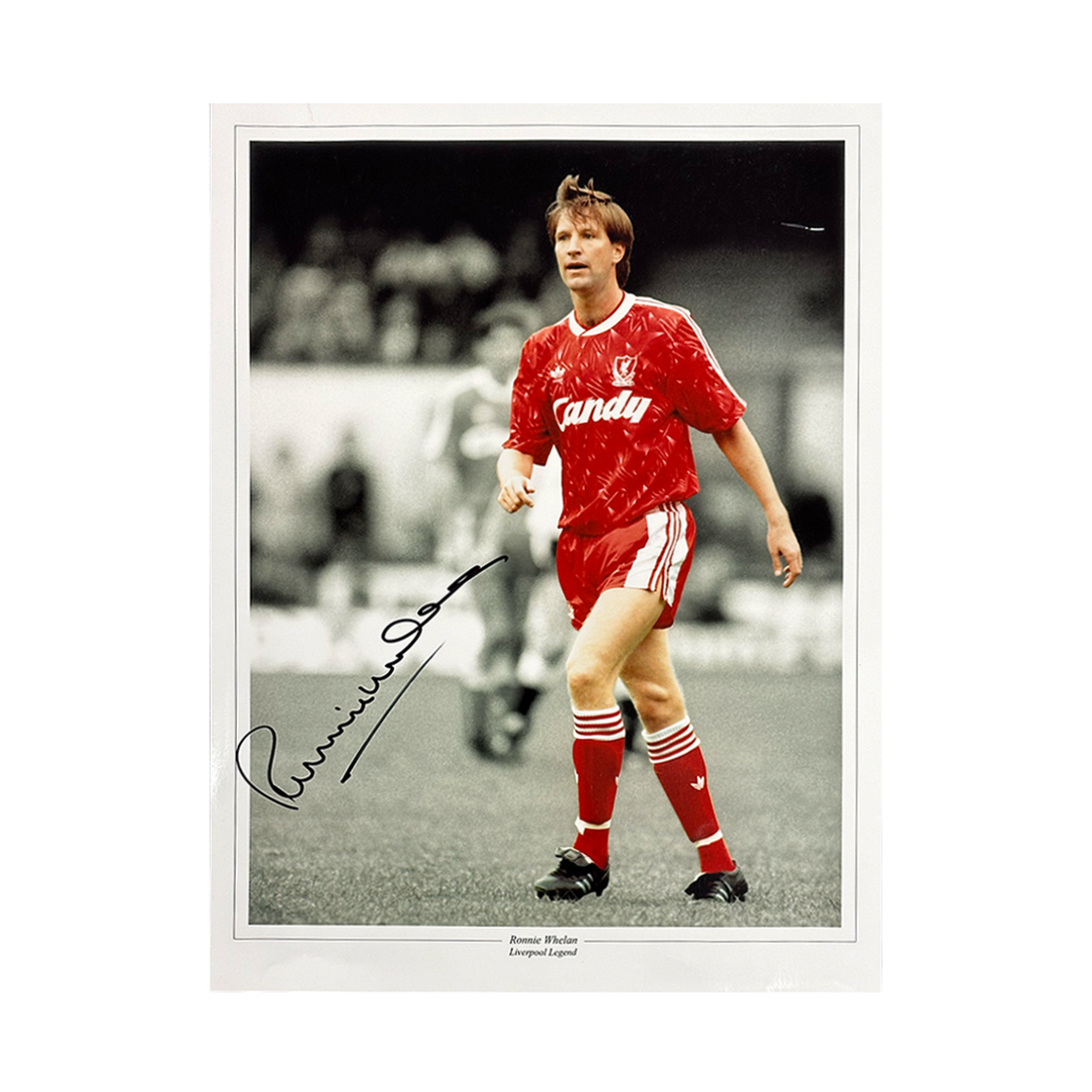 Ronnie Whelan Signed 16x12 Image