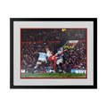 Wayne Rooney Signed Manchester United 16x12 Image Deluxe Mount Frame