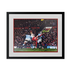 Wayne Rooney Signed Manchester United 16x12 Image Deluxe Mount Frame