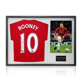 Wayne Rooney Signed Manchester United Shirt Classic Frame