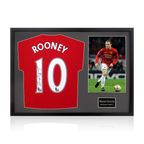 Wayne Rooney Signed Manchester United Shirt Classic Frame