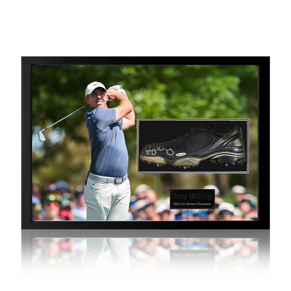 Rory McIlroy Signed Golf Shoes Iconic Frame (UDA)
