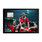 Roy Keane Signed Manchester United Cut Iconic Frame (ACG Cert)