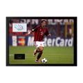 Rui Costa Signed AC Milan Cut Iconic Frame (ACG Cert)