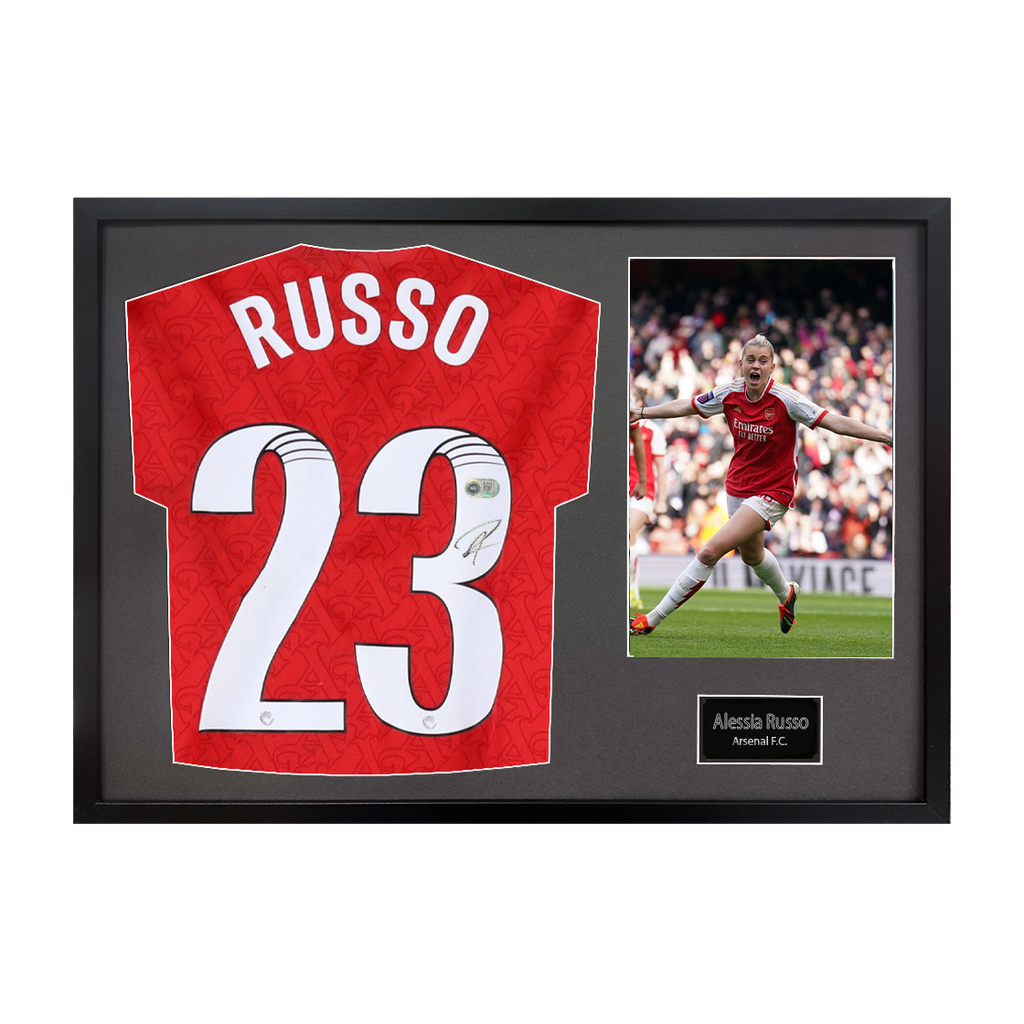 Alessia Russo Signed Arsenal Shirt Classic Frame (ACG Cert)
