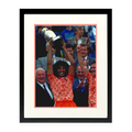 Ruud Gullit Signed Netherlands Image Deluxe Mount Frame
