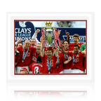 Ryan Giggs Signed Manchester United Image Deluxe Mount