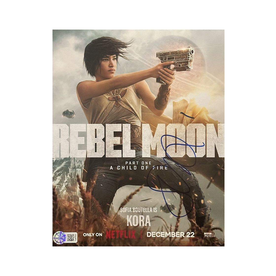Sofia Boutella Signed Rebel Moon 10x8 Image (AFTAL Authenticated)