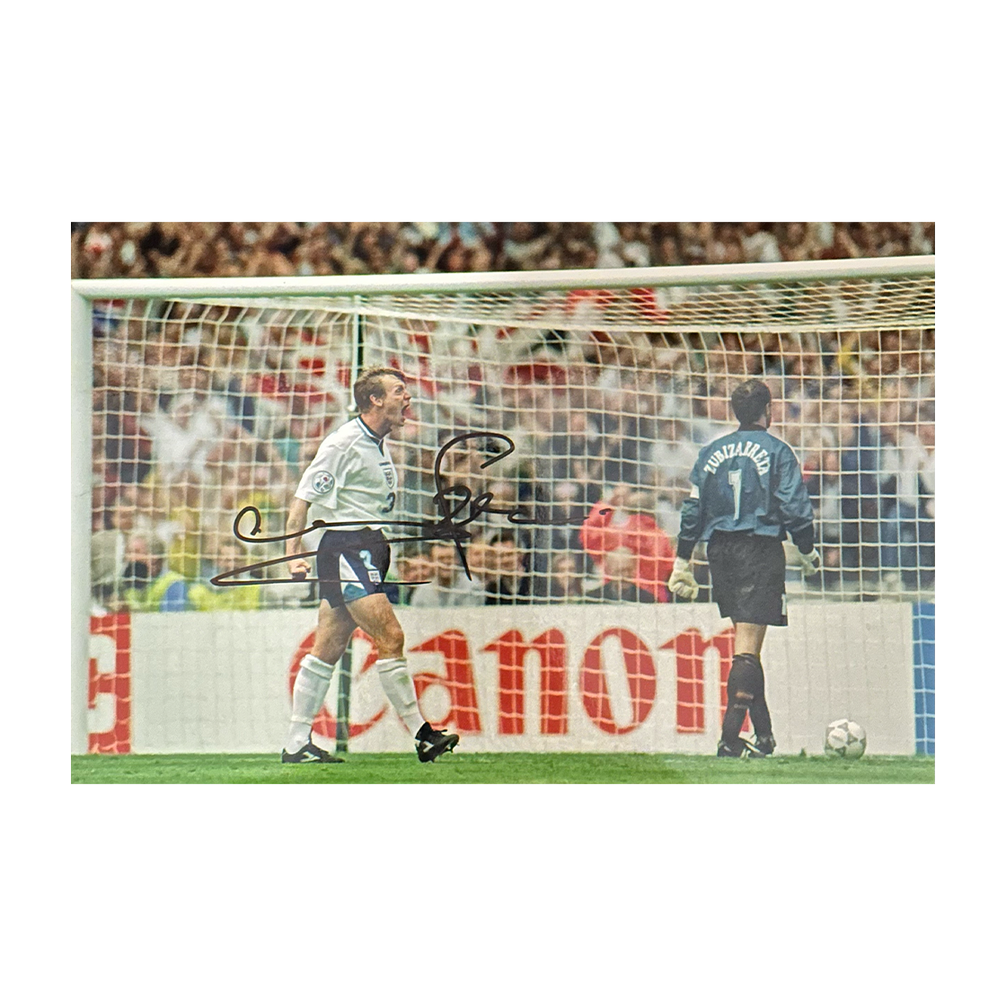 Stuart Pearce Signed England 12x8 Photo 3