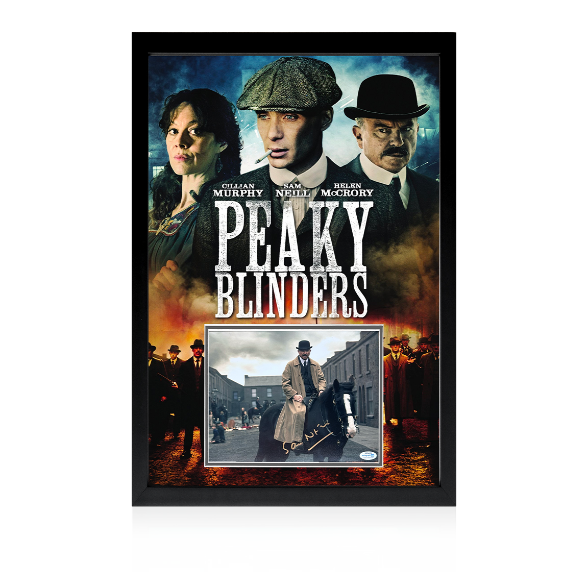 Sam Neill Signed Major Campbell Peaky Blinders Display ACOA The Fan