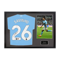 Sávio Signed Manchester City Shirt Classic Frame (ACG Cert)