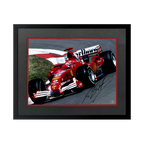 Michael Schumacher Signed 16x12 Image Deluxe Mount Frame