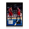 Scottie Pippen Signed Index Card Iconic Frame