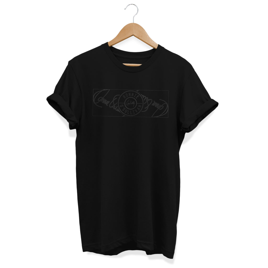 Script T-Shirt - Black/Black
