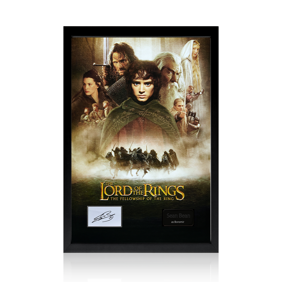 Sean Bean Signed Lord of the Rings Fellowship of the Ring Display (ACOA)