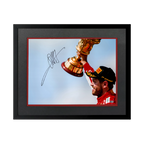 Sebastian Vettel Signed 16x12 Image Deluxe Mount Frame (ACG Cert)