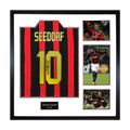 Clarence Seedorf Signed AC Milan Shirt Elite Frame