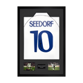 Clarence Seedorf Signed Real Madrid Shirt Premium Frame