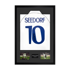 Clarence Seedorf Signed Real Madrid Shirt Premium Frame