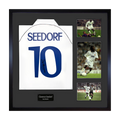 Clarence Seedorf Signed Real Madrid Shirt Elite Frame