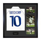 Clarence Seedorf Signed Real Madrid Shirt Elite Frame