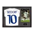Clarence Seedorf Signed Real Madrid Shirt Classic Frame
