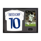 Clarence Seedorf Signed Real Madrid Shirt Classic Frame
