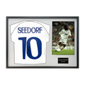 Clarence Seedorf Signed Real Madrid Shirt Classic Frame