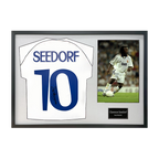 Clarence Seedorf Signed Real Madrid Shirt Classic Frame