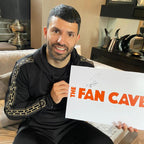 Sergio Agüero Signed Barcelona Shirt Standard Frame