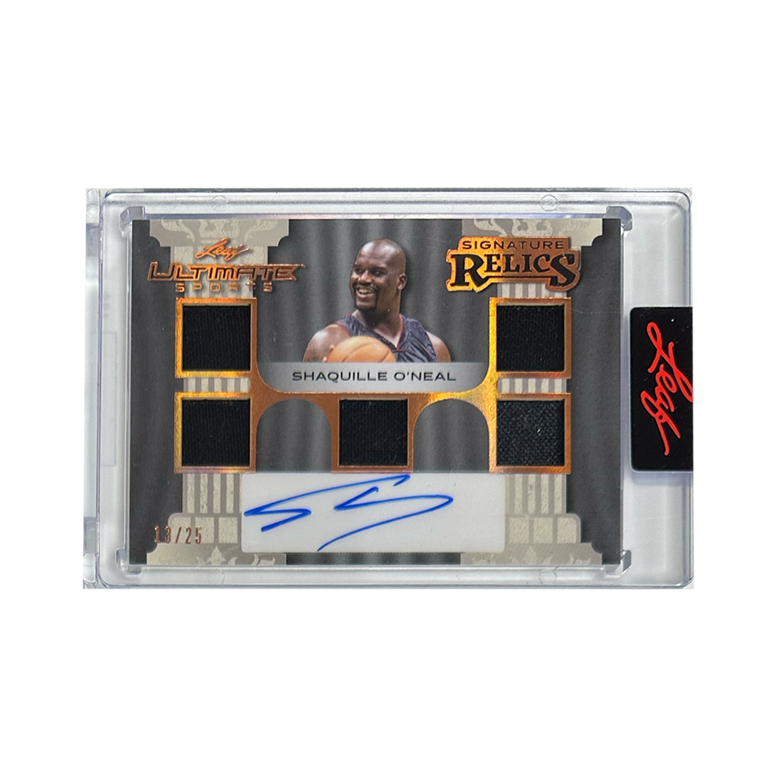 Leaf Signature Relics Shaquille O'Neal 13/25
