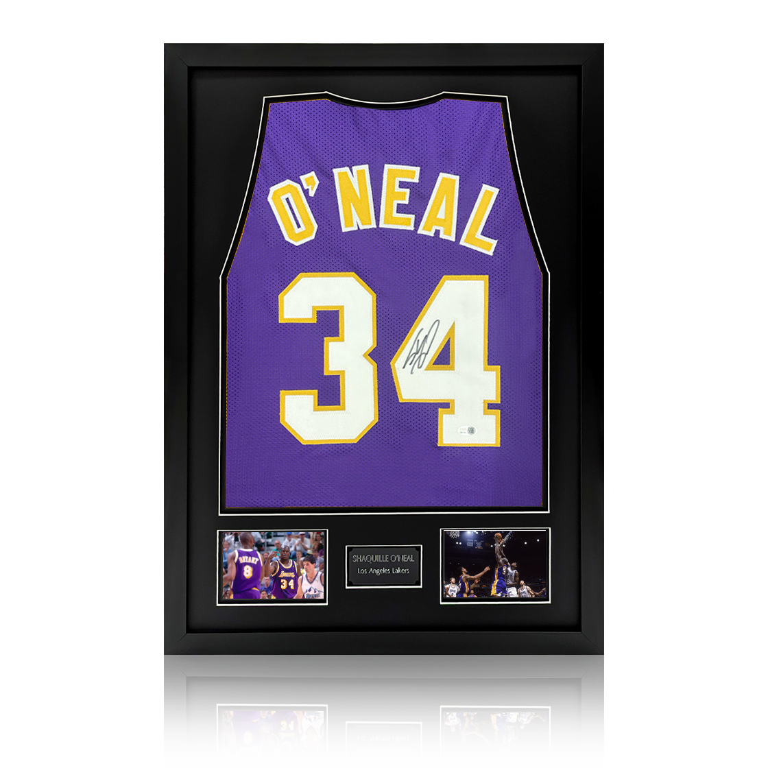 Shaquille O'Neal Signed Los Angeles Lakers Jersey Premium Frame (JSA)