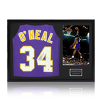Shaquille O'Neal Signed Los Angeles Lakers Jersey Classic Frame (JSA)