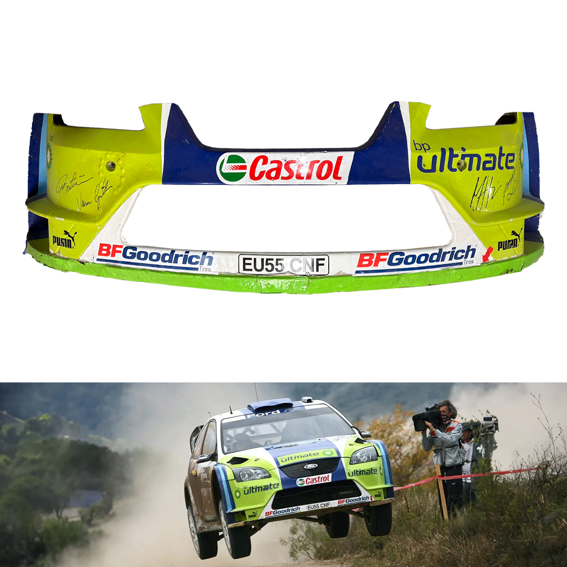 Ford Focus WRC Rally Used Signed Front Bumper 2006
