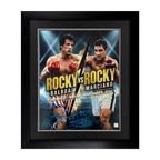 Sylvester Stallone Signed Rocky 20x16 Image Deluxe Mount Frame