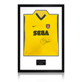 Sol Campbell Signed Arsenal 1999/01 Away Shirt Premium Frame