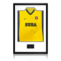 Sol Campbell Signed Arsenal 1999/01 Away Shirt Premium Frame