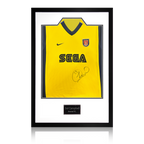 Sol Campbell Signed Arsenal 1999/01 Away Shirt Premium Frame