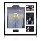 Sol Campbell Signed Arsenal 2002/04 Away Shirt Elite Frame