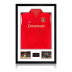 Sol Campbell Signed Arsenal 00/02 Shirt Premium Frame