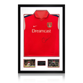 Sol Campbell Signed Arsenal 00/02 Shirt Premium Frame