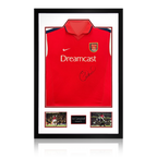 Sol Campbell Signed Arsenal 00/02 Shirt Premium Frame