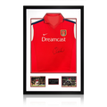 Sol Campbell Signed Arsenal 00/02 Shirt Premium Frame
