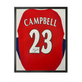 Sol Campbell Signed Arsenal Shirt Compact Frame