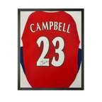 Sol Campbell Signed Arsenal Shirt Compact Frame